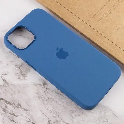 Чохол Epik Silicone case AAA with Magsafe and Animation для Apple iPhone 13, 6.1 Синій/Blue Jay - фото 7