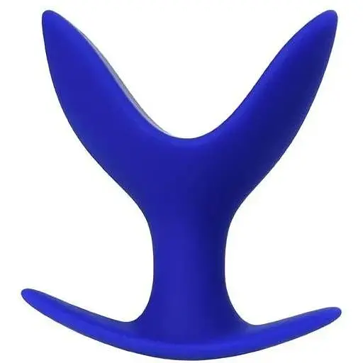 Анальная пробка ToDo Expander Plug Bloom M 9 см (синий)