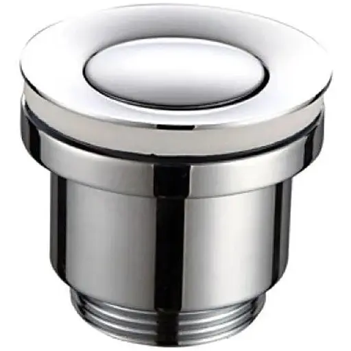 Донний клапан Frap F61, автомат, 1 1/4", хром, Хром - фото 1