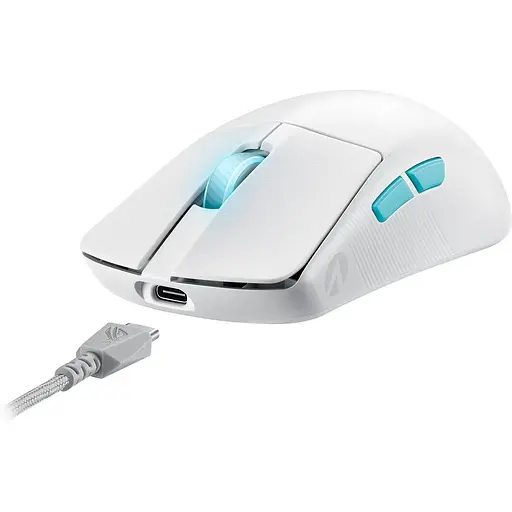 Миша бездротова Asus ROG Harpe Ace Aim Lab Edition White (90MP02W0-BMUA10) - фото 5