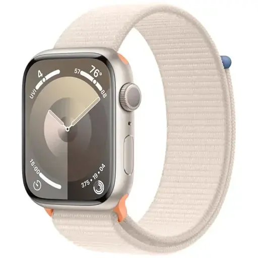 Apple Watch Series 9 GPS 45mm Starlight Aluminium with Starlight Sport Loop MR983