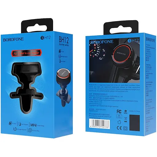 Автотримач Borofone BH12 Чорний / Червоний - фото 6