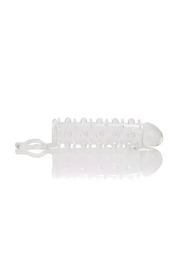 Насадка на пенис CalExotic Stud Extender 14 см прозрачный - фото 2