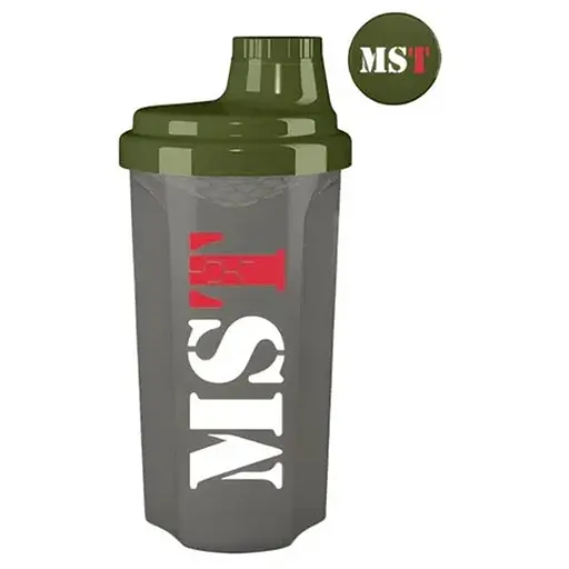 Шейкер MST Shaker, 700 мл - Transparent/Olive - фото 1