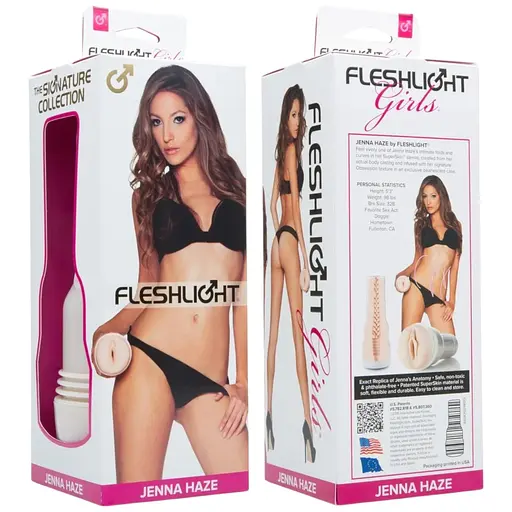 Мастурбатор Fleshlight Girls Jenna Haze - Obsession, зі зліпком вагіни, дуже ніжний