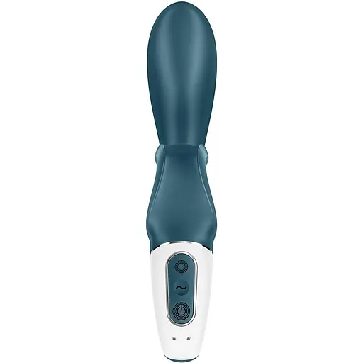 Смарт вібратор-кролик Satisfyer Hug Me Bluegrey - фото 5
