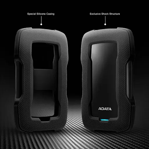 Внешний жесткий диск Adata переносной HD330 DashDrive Durable 5 TB USB 3.1 (AHD330-5TU31-CBK) - фото 5