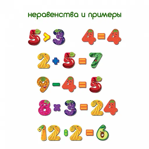 Детский набор магнитов Цифры Magdum ML4031-38 EN - фото 3