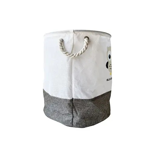 Корзина для игрушек и белья "Hello cute animals Сова" MGZ-1006(Grey) 35 х 40 см - фото 2