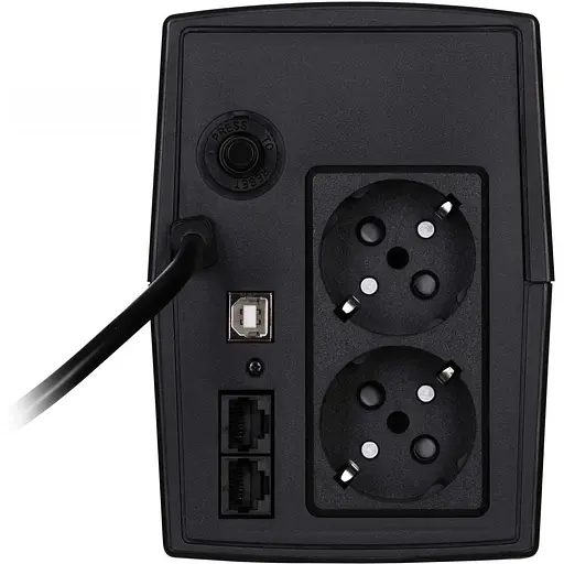 Линейно-интерактивный ИБП 2E DD650, 650VA/360W, LCD, USB, 2XSCHUKO (2E-DD650) - фото 2