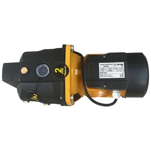 Поверхностный насос Optima JET 100-PL 1,1 кВт (чугун длинный) - фото 2