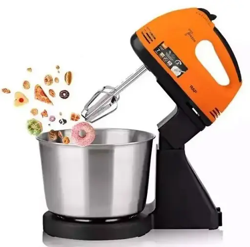 Стаціонарний міксер ручний на кухню DOMOTEC R6637O 2 літри 250W - фото 2