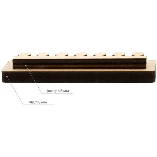 Штамп для вибійки Rosa Talent №8 Геометрія 7x1.2см - фото 2