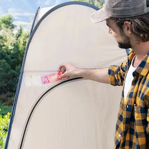 Душовий розкладний намет Naturehike NH17Z002-P (Коричнева) - фото 4