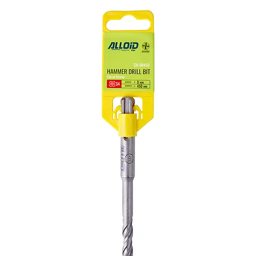 Бур по бетону Alloid Building Tools SDS-plus S4 Quadro 8x450 мм (CH-08450) - фото 2