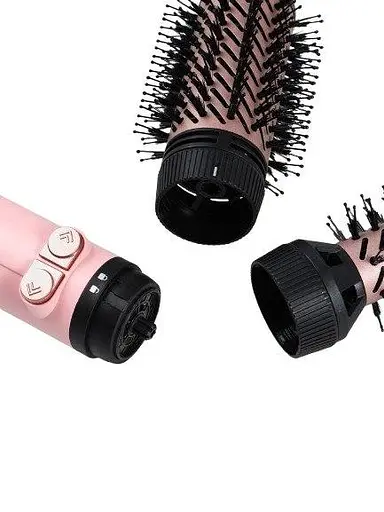 Фен-щетка IPARAH P-269R мультистайлер 2-в-1 для сушки и укладки волос, керамическое покрытие, 3 режима работы, розовый - фото 5