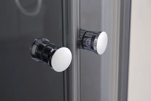 Душова кабіна з низьким піддоном Mixxus Cubic SCT01-90x90x195-TR graphite прозоре скло 4 мм MI6905, Універсальна, прозорий, графіт - фото 6