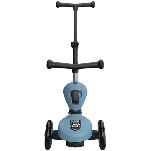 Самокат Scoot and Ride Highwaykick-1 Push and Go серо-синий (SR-240527-STEEL) - фото 5