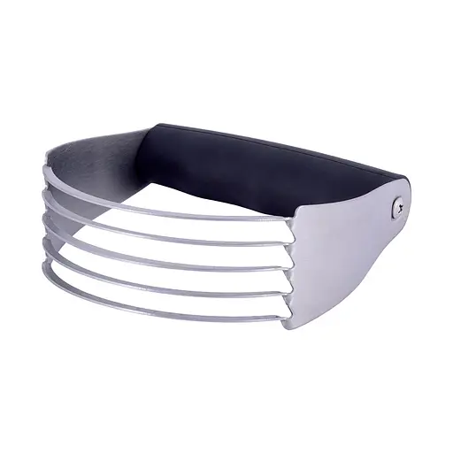 Резак для теста из нержавеющей стали с силиконовой ручкой для печенья и песочной крошки, Kamille Серебристый 87012 - фото 5