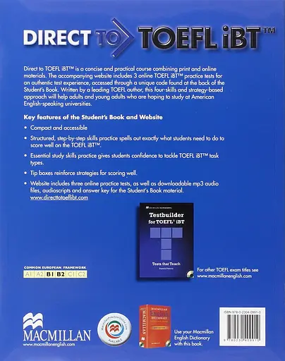 Direct to TOEFL IBT: Student Book + Website Pack - фото 2