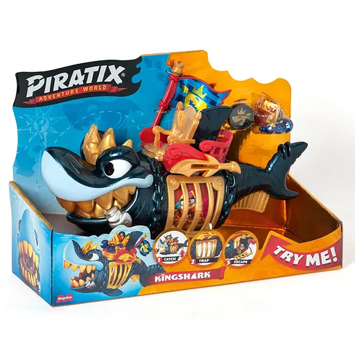Дитячий іграшковий набір з фігурками "Королівська чорна акула" PIRATIX PPXSP112IN11 - фото 2