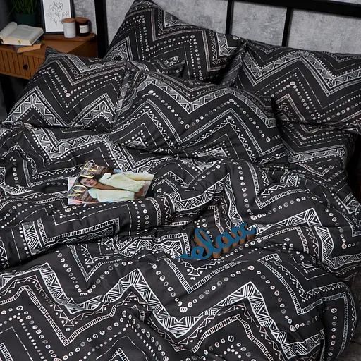 Підковдра Moon&Star Мікросатин Premium Geometric Grace King Size 220x240 см - фото 4