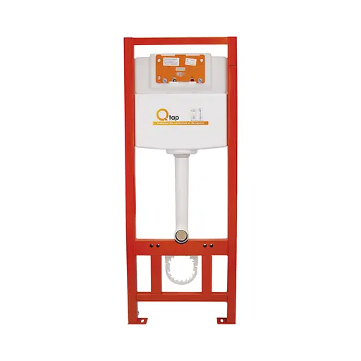 Набір Q-tap інсталяція 3 в 1 Nest QT0133M425 з панеллю змиву круглою QT0111M11111SAT + унітаз з сидінням Jay QT07335176W - фото 5