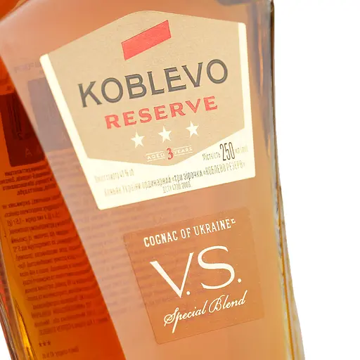 Коньяк Украина Коблево Reserve VS 40% 0.25 л - фото 6
