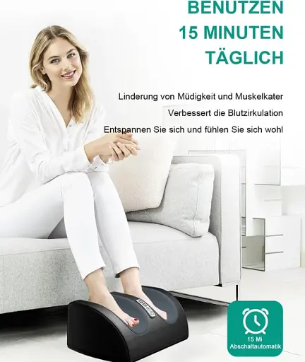 Массажер для ног LAOBEN, шиаца с подогревом, для глубоких тканей. - фото 3