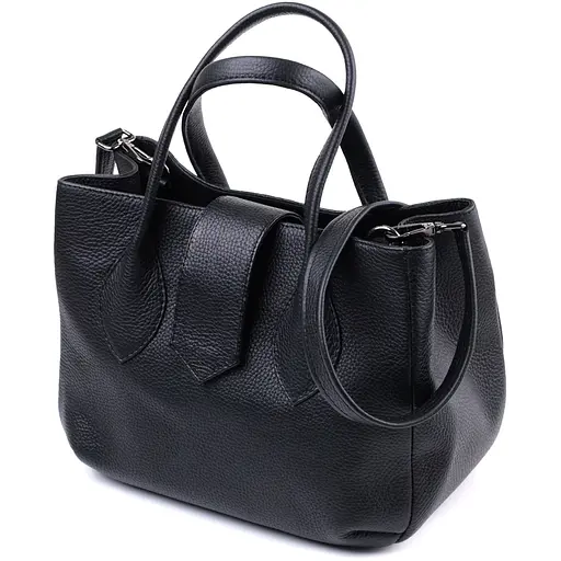 Женская сумка Shvigel с двумя ручками из натуральной кожи 26.5х20.5х13.5 см sum0029007 - фото 5