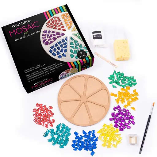 Набір для творчості скляна мозаїка Квітка Mosaaro MA2034, 2 рівень - фото 2