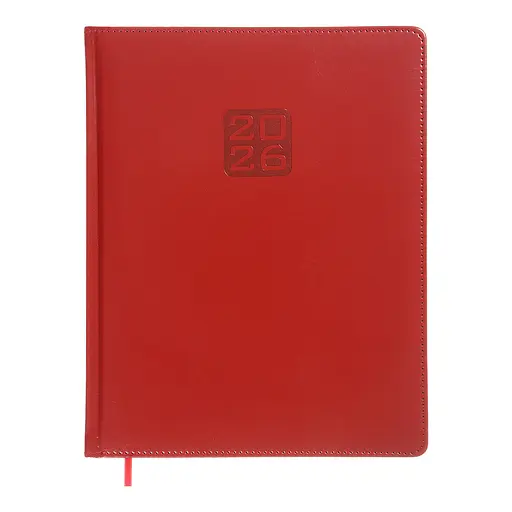 Еженедельник датированный Buromax Bravo 2026 A4 красный (BM.2780-05)