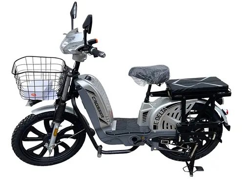 Електроскутер Двомісний Crosser E-Delta (1000W,60V,15Ah) Сірий
