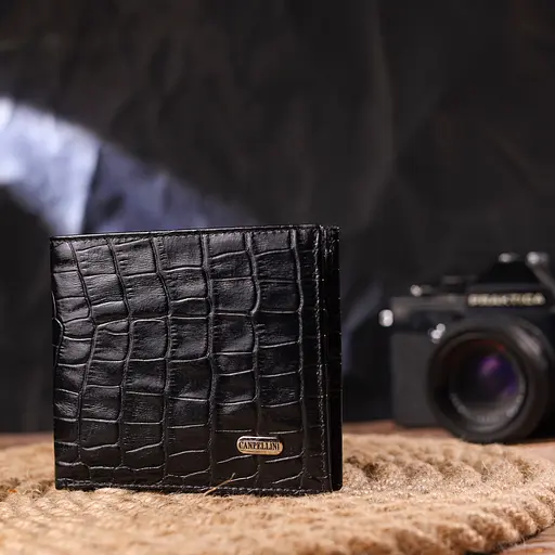 Мужской кожаный кошелек Canpellini 11.5х9.8х1 см acs0025035 - фото 6