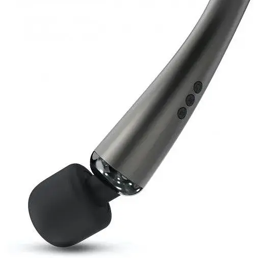 Потужний вібромасажер Dorcel Megawand Chrome Silver - фото 3