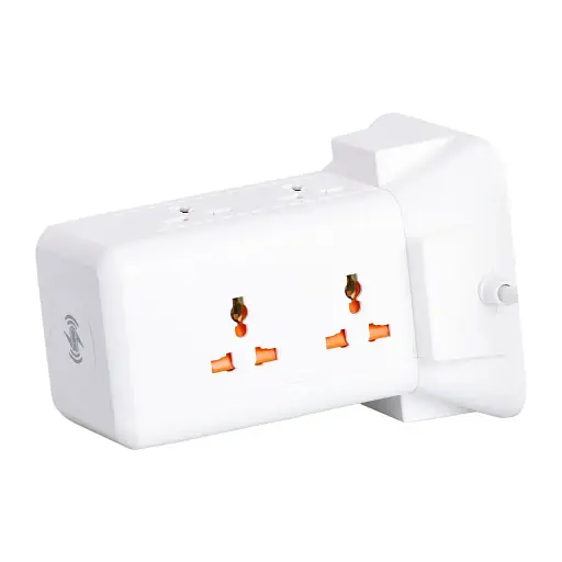 Сетевой фильтр-удлинитель Yiwu HP-5-1 TOWER B22 2.8 м 6 розеток 3USB + 1PD белый  - фото 5