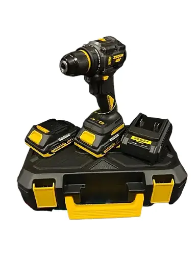 Шуруповерт профессиональный бесщеточный аккумуляторный Zegor CDPP-21BL/21В/70 Нм/две скорости/2 батареи 21В 2Ач/реверс/подсветка/кейс - фото 1