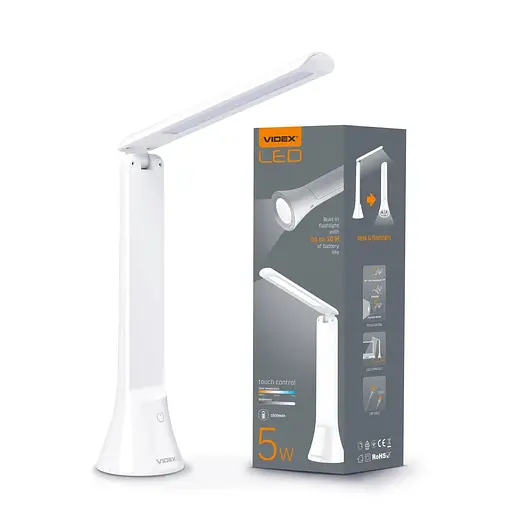 LED лампа настольная VIDEX VL-TF11W 5W 3000-5500K 5V