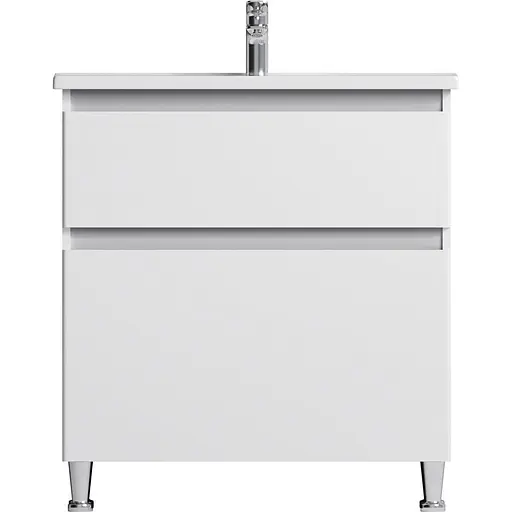 Тумба з умивальником AM.PM X-Joy підлогова 80 см 2 ящики білий M85-FSX0802-WC0802WG38 Білий - фото 1