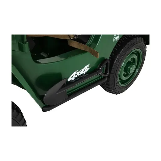 Електроавтомобіль військовий Ramiz Retro Strong MP3 LED 24 В, бежевий (PA.JH-101.24V.BEZ) - фото 16