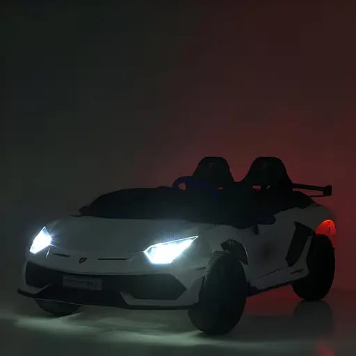 Електромобіль дитячий Bambi Lamborghini M‑6026EBLR‑1 12V одномісний зі шкіряним сидінням Bluetooth - фото 2