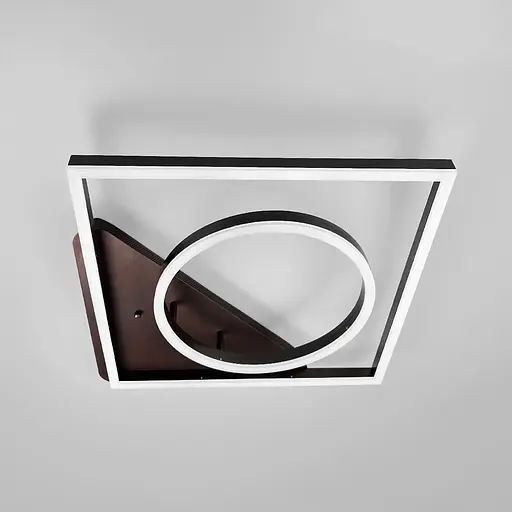 Настенный светильник в квадратном корпусе цвета Coffee 45х45х13 см | Line F | Ст. A11022/2 CF - фото 7