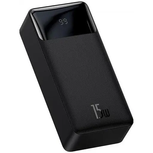 Зовнішній акумулятор (Power Bank) Baseus Bipow Digital Display Powerbank 15W 30000 mAh Black (PPDML-K01) - фото 2