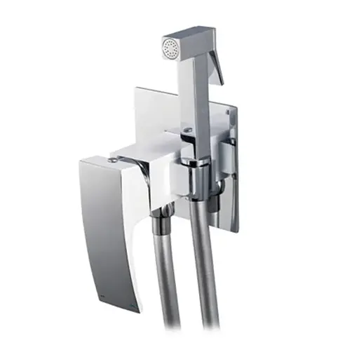 Гігієнічний душ прихованого монтажу Koer KB-23007-04 KR5162, Білий матовий - фото 1