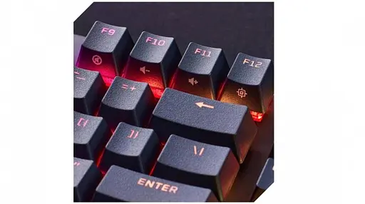 Клавіатура HyperX Alloy Origins Core PBT Aqua RGB Black (639N9AA) - фото 4