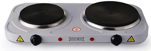 Електрична плита на дві конфорки Royalty Line DKP-2500.15 1000 + 1500 Вт - фото 1