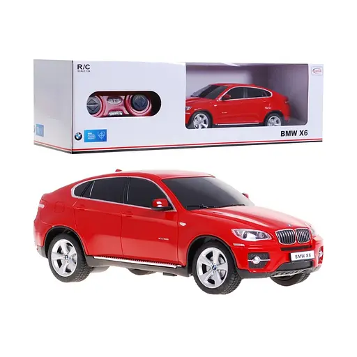 Машинка на управлінні BMW X6 червоний 1:24 RASTAR - фото 6