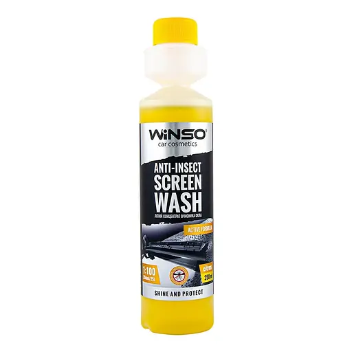 Літній очисник скла Winso Anti-Insect Screen Wash 1:100 Citrus концентрат 250 мл