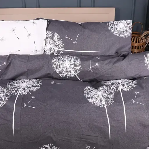 Пододеяльник MirSon Silver Dandelion Ranforce Elite 160х220 см (2200013010388) - фото 3