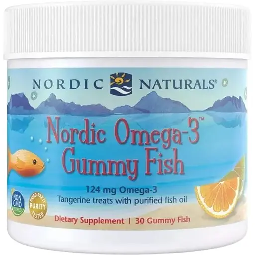 Жирные кислоты Nordic Naturals Nordic Omega-3 Gummies, 30 желеек мандарин